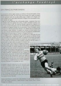 Source: Histoire du rugby auvergnat Emmanuel Moussié Yves Manière Jacques Déat Editions de la Courrière
