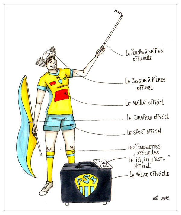 Le supporter illustré