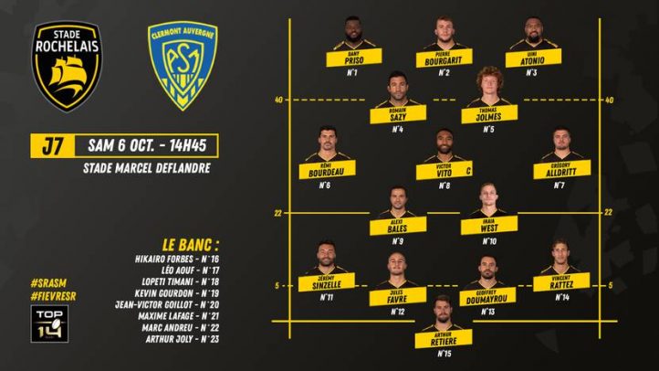 Composition Stade Rochelais ASM