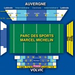 Plan du Parc des Sports Marcel Michelin
