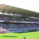 Stade Marcel Michelin : tribune Volvic